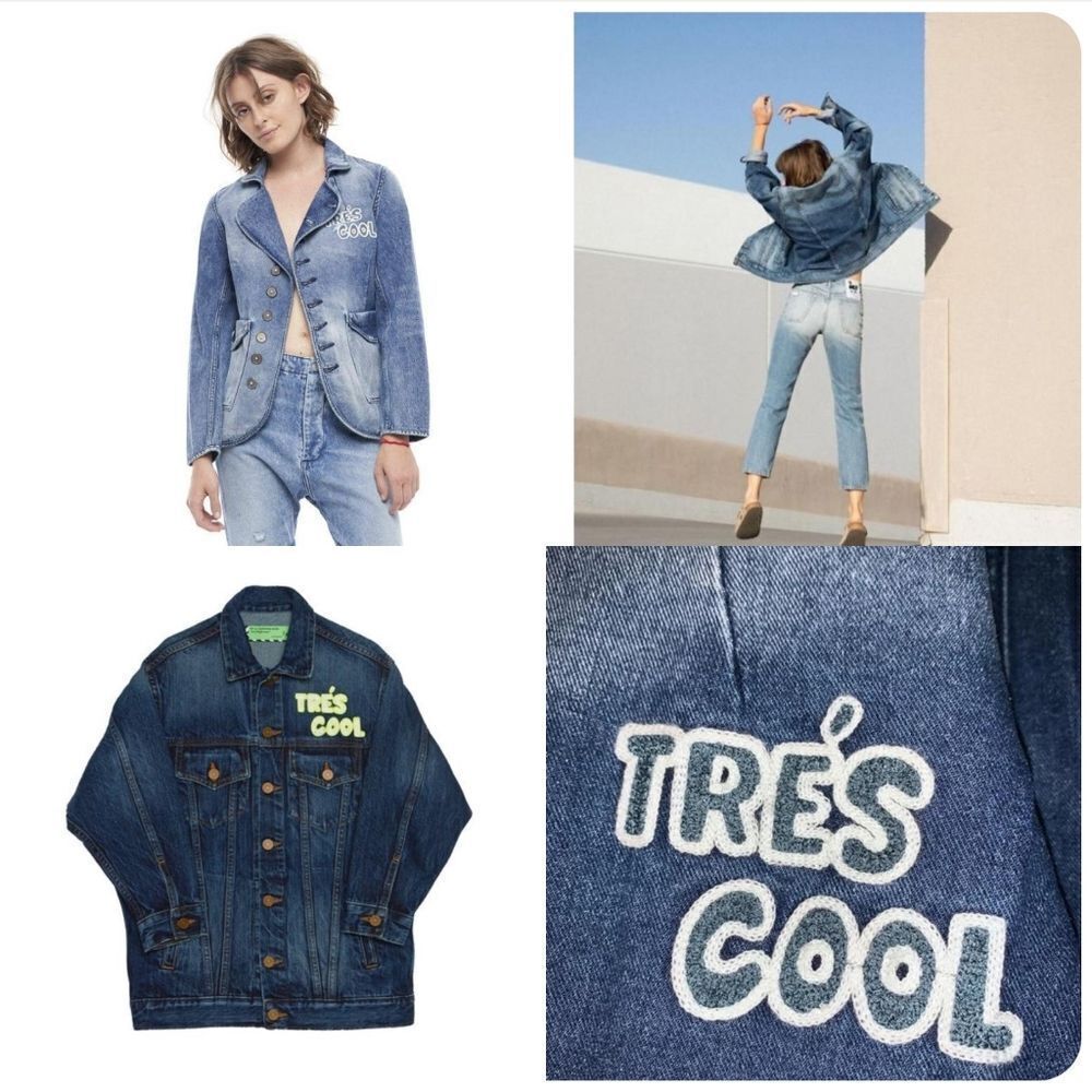 Free People x Sandine Rose Denim Jacket TRES COOL